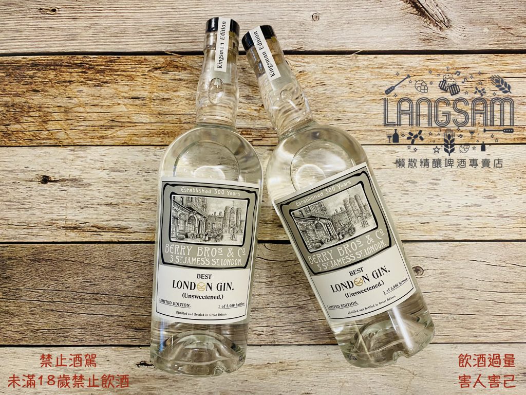 【貝瑞兄弟與洛德】金牌特務。起源 【BBR】 London Dry Gin (KINGSMAN Edition) 圖片